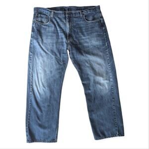 Levi's Men's 569 Straight Leg Mid Wash Jeans 30x40